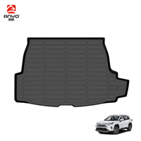 Tapis de sol et de coffre 3D en TPE toutes saisons pour Toyota RAV4 Hybrid 2019-2025 – Vente chaude usine – Tapis de sol premium pour l'hiver
