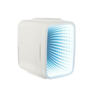 Nouveau mini réfrigérateur 5 litres <span class=keywords><strong>12</strong></span> <span class=keywords><strong>volts</strong></span> DC pour bureau, maison, réfrigérateur portable de petite taille, lumière <span class=keywords><strong>LED</strong></span>, miroir, mini réfrigérateur de jeu - Product Image 2