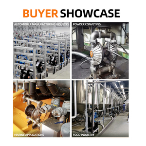 Bomba Neumática de Diafragma para Ácidos y Productos Químicos GODO QBY3-15S PP AODD Industrial - Product Image 6
