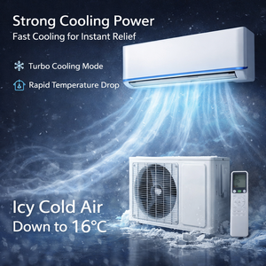 Aire Acondicionado Split Airwens de 9000 BTU con Función de Calefacción y Refrigeración, Estándar Europeo, para Uso Doméstico - Product Image 2