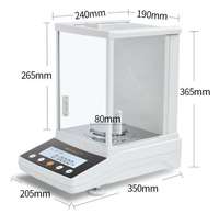 Balance numérique de laboratoire Veidt Weighing pour XINGYUN JA603, prise en charge OEM, précision 0,001g, écran LCD, 600g