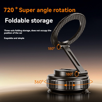 Support de téléphone portable multifonctionnel à 360 °, stable, sous vide, adsorption magnétique, flexible, pliable, pour voiture et bureau.