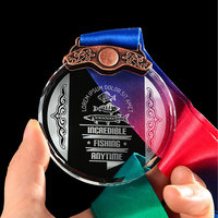 Medallas de Cristal Personalizadas Baratas al por Mayor en la UE con Grabado, Trofeos Escolares, Medallas y Placas de Competición