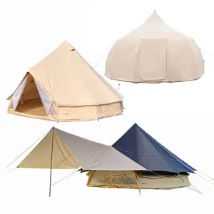 Double Tent Camping Events Double Layer Dia 3 meter 4 metet 5 meter 6 meter 7 meter bell tent