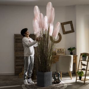 Césped Artificial de Cola de Perro, Decoración Navideña para el Hogar, Simulación de Cebolla, Plástico para Jardín, Paisajismo - Product Image 3