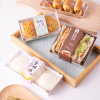 Boîte à sandwichs personnalisée, boîte à gâteaux gonflables, rouleau suisse, boîtes Blister Kraft avec couvercle