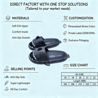 Pantuflas de Tiburón EVA para Niños, Personalizadas OEM, Ligeras, Antideslizantes, de Secado Rápido, para Playa, Piscina, Interiores y Exteriores