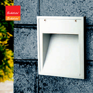 Lámpara de pie de esquina para exteriores, pasillo, escalera, paso, CATANIA IP65, superficie de aluminio impermeable, luz de pared empotrada LED - Product Image 1