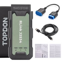 Programador TOPDON Rlink J2534 Pass-Thru de Última Generación Compatible con Todos los Protocolos J2534, Windows 7, 8, 10, 11