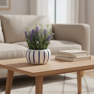 <span class=keywords><strong>Lavande</strong></span> Artificielle au Design Élégant avec <span class=keywords><strong>Pot</strong></span> <span class=keywords><strong>en</strong></span> Céramique – Décoration Intérieure Champêtre pour le Nouvel An, la Maison et les Mariages - Product Image 3