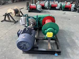 Verricello JM5T a Doppia Funzione con Uscita a Fune, Freno Idraulico, Capacità 5 Tonnellate, Attrezzatura per Sollevamento Materiali da Costruzione - Product Image 3