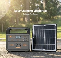 Station d'urgence portable Da Mao pour l'extérieur, 300W, contrôleur solaire MPPT, batterie au plomb-acide, onde sinusoïdale pure, batterie externe
