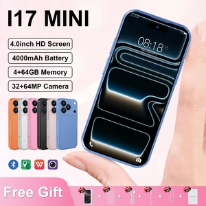 สมาร์ทโฟน 4G I17 Mini Compact ขนาด 4.0 นิ้ว รองรับซิมคู่แบบ Dual Standby (<span class=keywords><strong>DSDS</strong></span>) ปลดล็อคแล้ว ระบบปฏิบัติการ Android 15.0 หน่วยความจำ 4GB+64GB - ส่งตรงจากผู้ผลิต - Product Image 4
