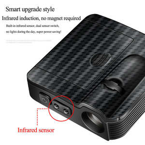 Lumière de <span class=keywords><strong>porte</strong></span> <span class=keywords><strong>intérieure</strong></span> de voiture LED sans fil personnalisée, lampe fantôme avec projection de bienvenue, état neuf - Product Image 4