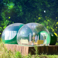 Dôme de fête gonflable transparent AOYU, vente chaude, tente à bulles de 4 m pour les rendez-vous, à louer, pour pique-nique
