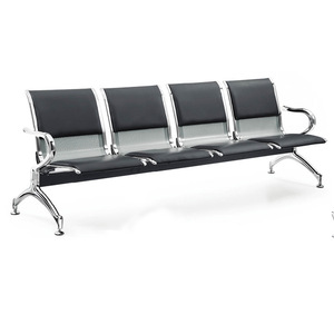 Sillas de Espera Fentama de 5 Plazas, Malla Azul, Acero Inoxidable, para Aeropuertos, Hospitales y Áreas de Descanso Públicas - Product Image 2
