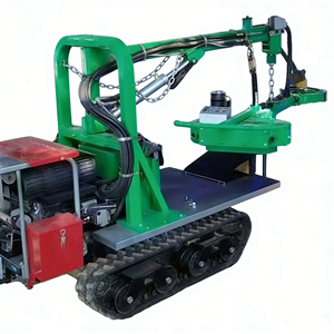 Máquina Vibratoria para Sacudir Árboles Frutales Montada sobre Orugas para la Recolección de Frutas en Huertos - Product Image 5