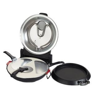 Four à pizza électrique au <span class=keywords><strong>feu</strong></span> <span class=keywords><strong>de</strong></span> <span class=keywords><strong>bois</strong></span> 12 pouces plaque <span class=keywords><strong>de</strong></span> pierre en céramique machine à pizza température maximale 400 degrés rapide - Product Image 4