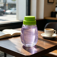 Botol Kemasan Madu Oval Multifungsi Grosir dengan Tutup Plastik Anti-Tetes Ganda