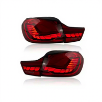 Feux arrière OLED pour BMW Série 4 F32 F82, style GTS, ensemble de feux arrière 2014-2020, feux arrière OLED modifiés à effet écailles de dragon