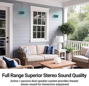 Inwa Outdoor Computer Speakers Active/Passive Wall Mount with 30-50W Battery for AirPlay Remote <b>Control</b> - Product Image 2