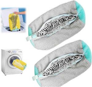 Sacca <span class=keywords><strong>da</strong></span> Lavanderia Portatile per Sneaker con Cerniera, Leggera, Riutilizzabile e Anti-Deformazione, Sacchetto Salva Scarpe ad Alta Efficienza - Product Image 3