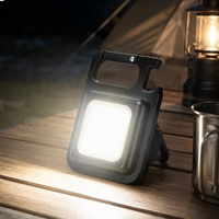 Lampe torche LED COB portable rechargeable au lithium, étanche IP44, magnétique, USB, lumineuse, format poche, ABS, 5000K