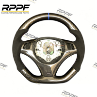 Volant en fibre de carbone RPPF Regular E9X, support professionnel personnalisable pour BMW E90/E92/E93/E87