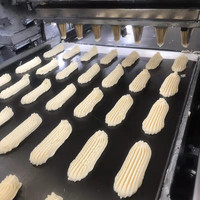 Machine automatique de dépose de biscuits et de gâteaux fourrés au chocolat, petite et commerciale