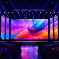 Location d'écrans LED, écran d'affichage intérieur/extérieur, montage rapide, mur vidéo LED P2.97 P3.91, fournisseur
