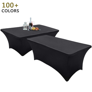 Tovaglia Elastica 3D Colorata in Spandex, Design Personalizzato, 4' 5' 6' 8', per Tavoli Rettangolari e Quadrati, Ideale per Compleanni e Picnic - Product Image 2