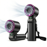 Ventilateur de refroidissement portable rechargeable 13550PRM avec batterie 3600mAh, ventilateur portable d'extérieur, utilisation hôtelière et domestique