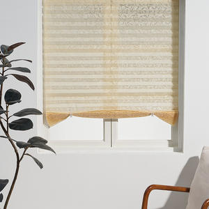 Stores de fenêtre sans fil sans perceuse coupés à la taille à <span class=keywords><strong>clipser</strong></span> Stores temporaires auto-adhésifs Stores en papier plissés pour fenêtres - Product Image 3