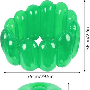 <b>Inflatable</b> Air <b>Sofa</b> PVC Green 75cm X 56cm Outdoor Casual Furniture - Product Image 1