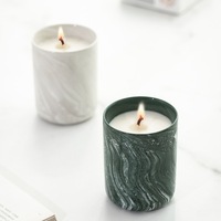 Pot à bougie cylindrique en céramique nordique LK Packaging Lingka de haute qualité, décoration de Noël pour la maison, pot imprimé à la main en sérigraphie
