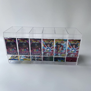 QY Acrylic 6 Slots Game <b>Card</b> Booster Pack Dispenser <b>Cards</b> <b>Display</b> <b>Stand</b> for TCG MTG <b>Card</b> Booster Pack - Product Image 5