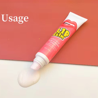 Tinte Labial en Gel Coreano Personalizado, Bálsamo Labial Humectante, Voluminizador, Color Rosa Cambiante, Vegano y Nutritivo