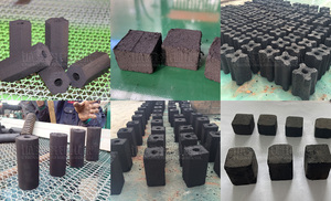เครื่องอัดถ่านแบบไฮดรอลิกควบคุมด้วย PLC พร้อมมอเตอร์ AC ประสิทธิภาพสูงสำหรับถ่านชิชา บาร์บีคิว - Product Image 4