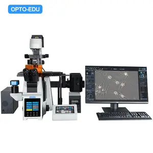 OPTO-EDU A16.0960 Research Laboratory Inverted Motorized Fluorescence Microscope