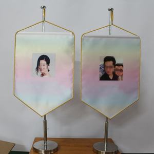 Подарочный флаг с цифровой печатью, водонепроницаемые настольные флаги, подставки, миниатюрные настольные флаги, парча, флагшток из нержавеющей стали - Product Image 6