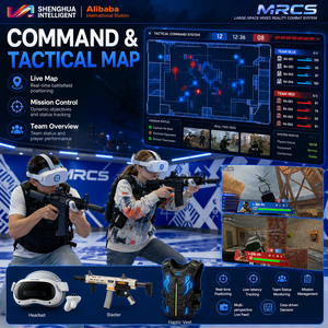 Lunettes AR de réalité augmentée, équipement de jeu de tir interactif en intérieur avec 4 casques Ultra, prise en charge MR CS, multijoueur - Product Image 2