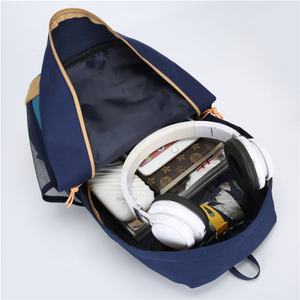 Wholesale Multi Colors <b>Nylon</b> Waterproof Anti-Theft Student <b>Backpack</b> with Custom Logo Printed Design for Teenager School Use - Product Image 4