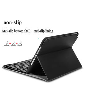 Per <span class=keywords><strong>iPad</strong></span> 2020 10.2 tastiera Wireless Blue-tooth Pro11 <span class=keywords><strong>con</strong></span> Slot per <span class=keywords><strong>penna</strong></span> <span class=keywords><strong>ipad</strong></span> Air2 3/4 custodia in pelle piatta 9.7 Cover per tastiera - Product Image 2
