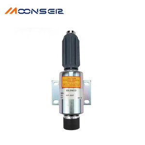 มูนส์เอียร์ สต็อปโซลินอยด์ 437-2617 เครื่องกำเนิดไฟฟ้าดีเซล วาล์วตัดน้ำมันเชื้อเพลิง สวิตช์ควบคุมการปิดเครื่องยนต์ - Product Image 2