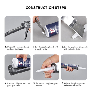 Chất lượng cao khả năng chịu nước không ăn mòn rõ ràng Silicone <span class=keywords><strong>sealant</strong></span> cho Heavy Duty cửa trượt - Product Image 6