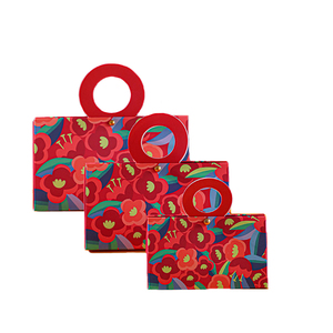Dossiers cadeaux en papier pour nourriture et bonbons portables pour Noël, mariage, <span class=keywords><strong>anniversaire</strong></span>, fête prénatale, matériaux recyclés, impression en relief, cadeaux de fête - Product Image 1