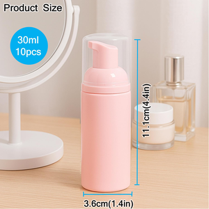 Cleansing Mousse Foaming Bottles for Skincare Custom Empty Mini Travel <b>Spray</b> Bottle <b>Set</b> - Product Image 2