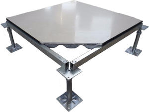 Plancher surélevé antistatique en céramique entièrement en acier YIYUAN 600x600mm pour salle de serveurs de centre de données, usage intensif - Product Image 3