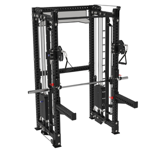 Machine <span class=keywords><strong>Smith</strong></span> professionnelle en titane pour salle de sport, entraînement musculaire, avec crochets en J, bras de sécurité, accessoire <span class=keywords><strong>Smith</strong></span> robuste - Product Image 2