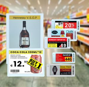 ป้ายราคาผักและผลไม้5.8นิ้ว1.54ป้ายแสดงสินค้าอิเล็กทรอนิกส์ "2.13" 4.2 "7.5" ESL - Product Image 1